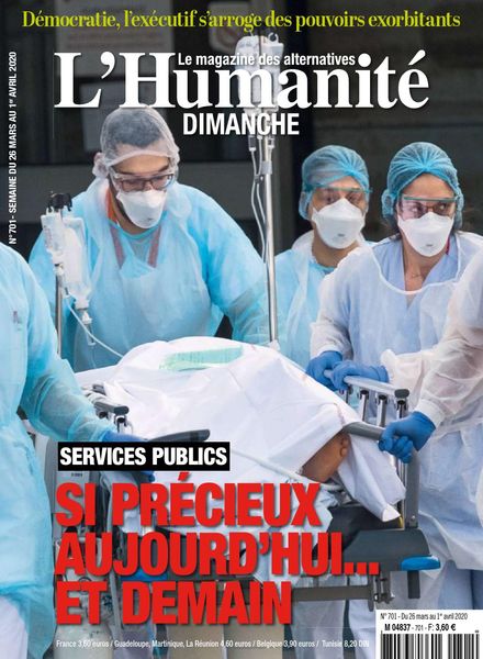L’Humanite Dimanche – 26 Mars 2020