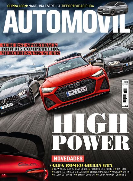 Automovil Espana – abril 2020