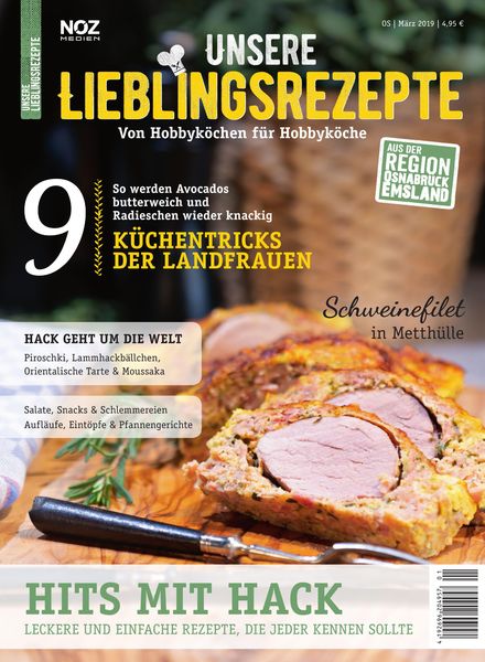 Unsere Lieblingsrezepte – Marz 2019