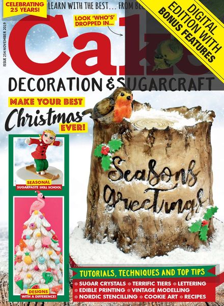 Cake Decoration & Sugarcraft – Issue 254 – November 2019