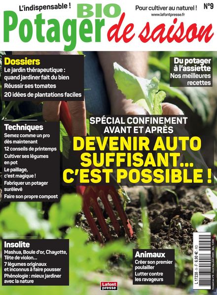 Potager Bio de Saison – avril 2020