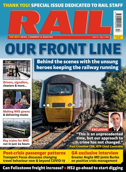 Rail – 22 April 2020