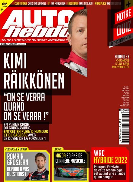Auto Hebdo – 02 avril 2020