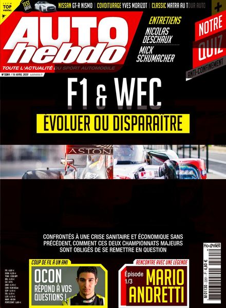 Auto Hebdo – 03 avril 2020