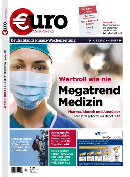 Euro am Sonntag – 18 April 2020