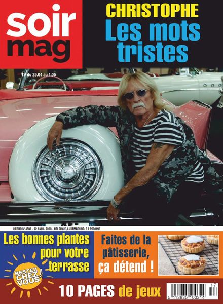 Le Soir Magazine – 24 avril 2020