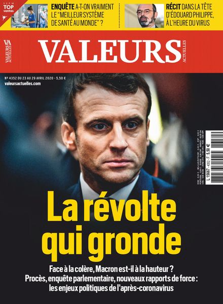 Valeurs Actuelles – 23 avril 2020