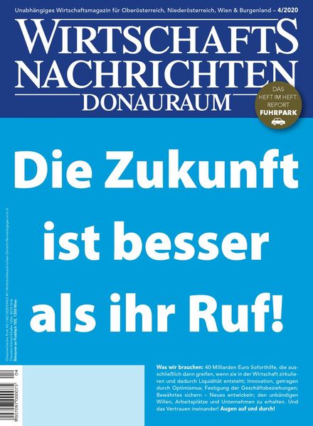 Wirtschaftsnachrichten – April 2020