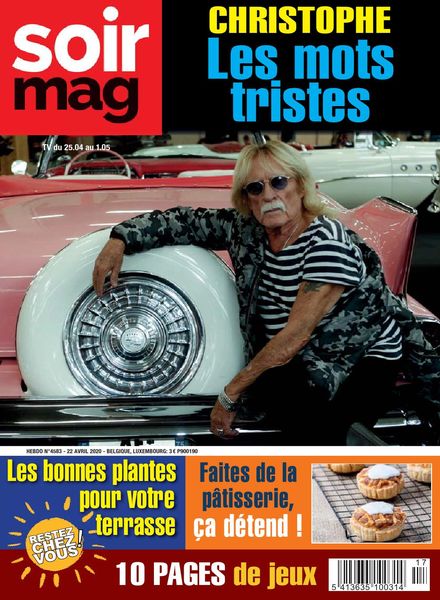 Le Soir Magazine – 25 avril 2020