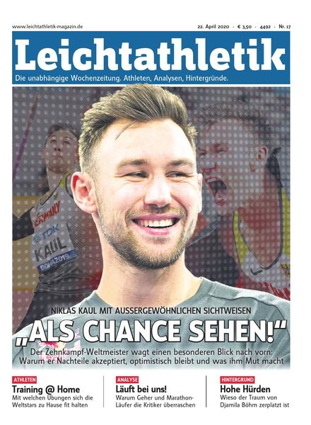 Leichtathletik – 22 April 2020