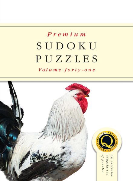 Premium Sudoku Puzzles – Issue 41 – May 2018