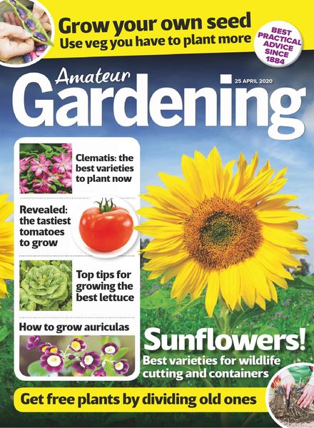 Amateur Gardening – 25 April 2020