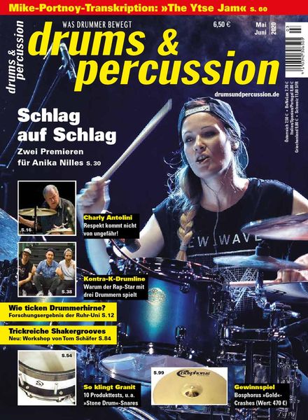 Drums & Percussion – Mai-Juni 2020