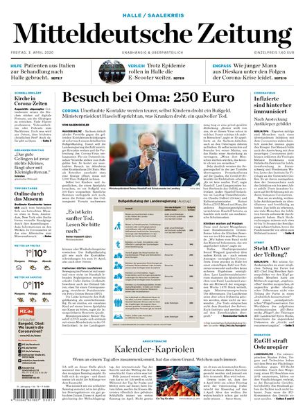 Mitteldeutsche Zeitung – April 2020