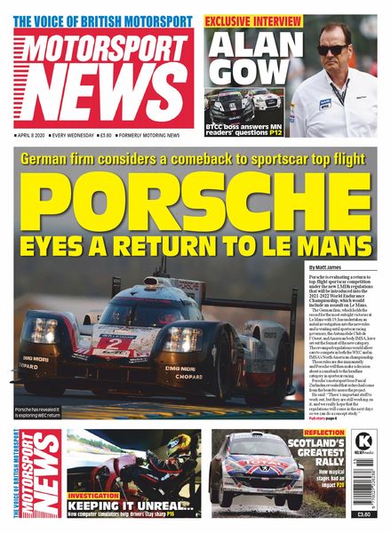 Motorsport News – April 08, 2020