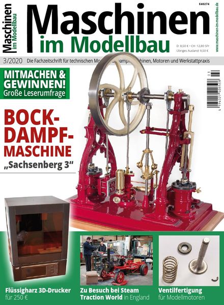 Maschinen im Modellbau – April 2020