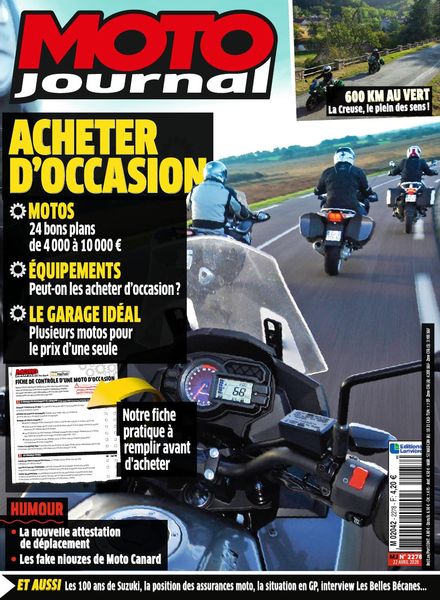 Moto Journal France – 22 avril 2020