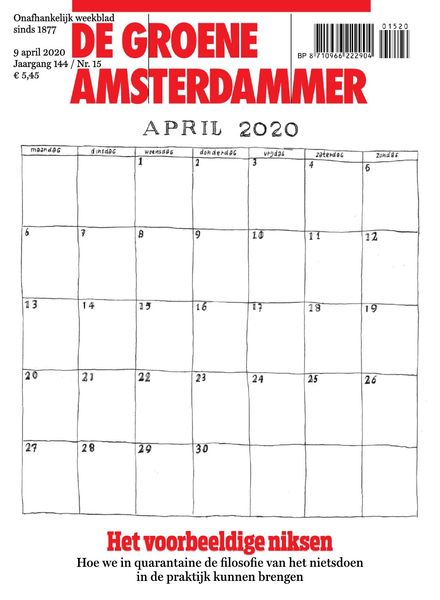 De Groene Amsterdammer – 10 april 2020