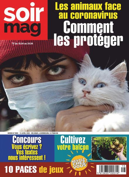 Le Soir Magazine – 20 avril 2020