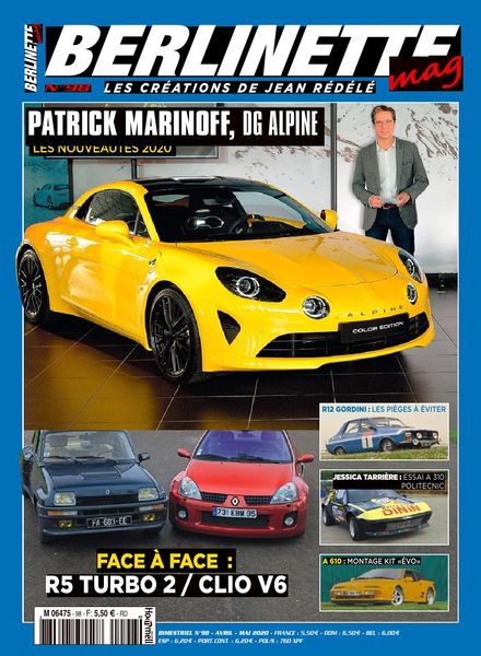 Berlinette Mag – avril 2020