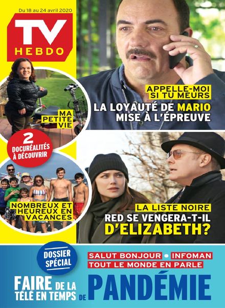 TV Hebdo – 18 avril 2020