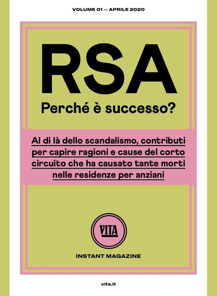 Vita – RSA Perche e successo – Aprile 2020