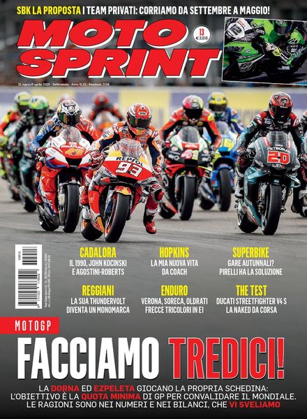 Moto Sprint N.13 – 31 Marzo 2020