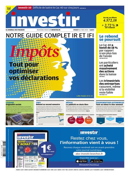 Investir – 2 Mai 2020