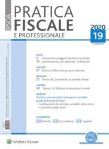 Pratica Fiscale e Professionale – 11 Maggio 2020