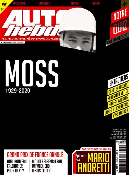 Auto Hebdo – 30 avril 2020