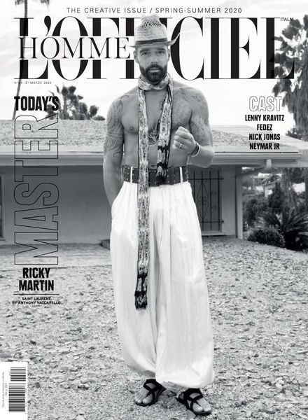 L’Officiel Hommes Italia – Marzo 2020