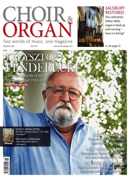 Choir & Organ – May 2020