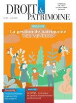 Droit & Patrimoine – 16 avril 2020