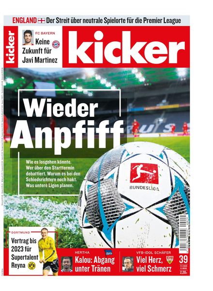 Kicker – 07 Mai 2020
