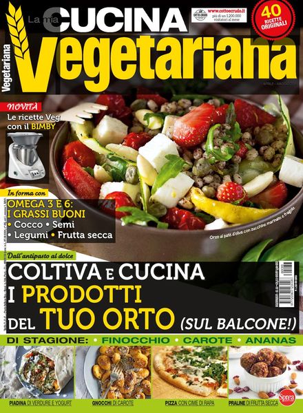 La Mia Cucina Vegetariana – Aprile-Maggio 2018
