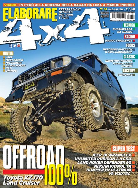 Elaborare 4×4 – Maggio-Giugno 2018