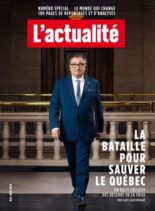 L’actualite – Mai-Juin 2020