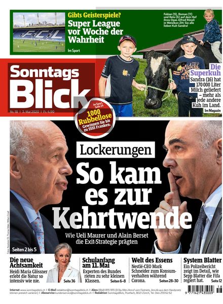 SonntagsBlick – 03 Mai 2020