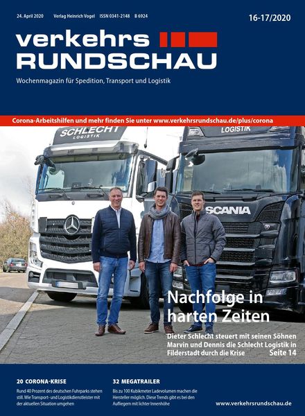 VerkehrsRundschau – 20 April 2020