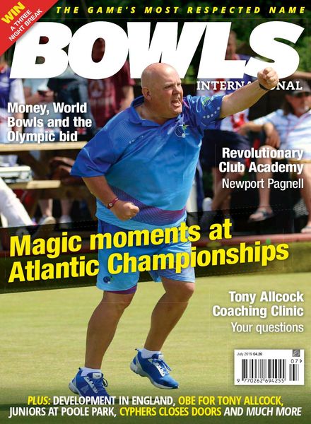 Bowls International – July 2019