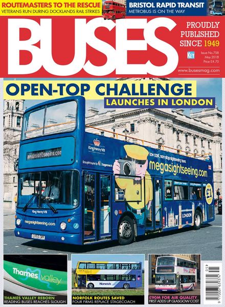 Buses Magazine – Issue 758 – May 2018