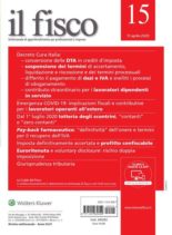 il fisco – 13 Aprile 2020