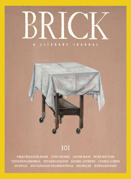 Brick, A Literary Journal – Issue 1 Summer 2018