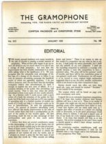 Gramophone – January 1939