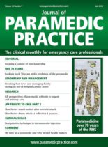 Journal of Paramedic Practice – July 2018