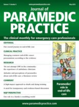 Journal of Paramedic Practice – May 2019