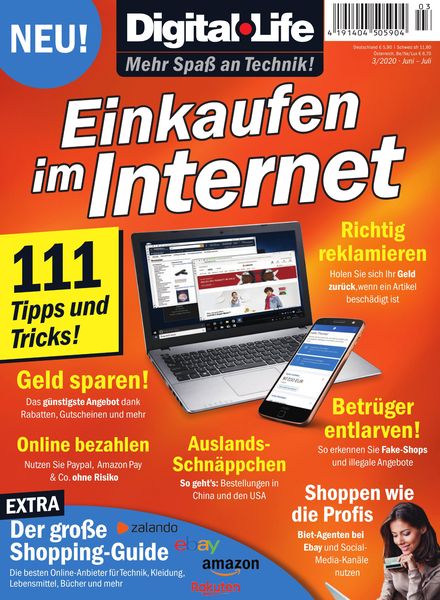 Digital Life – 111 Tipps Online-Shopping – Juni-Juli 2020