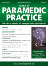 Journal of Paramedic Practice – August 2017
