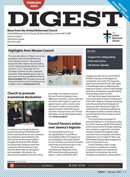 Reform Magazine – Digest