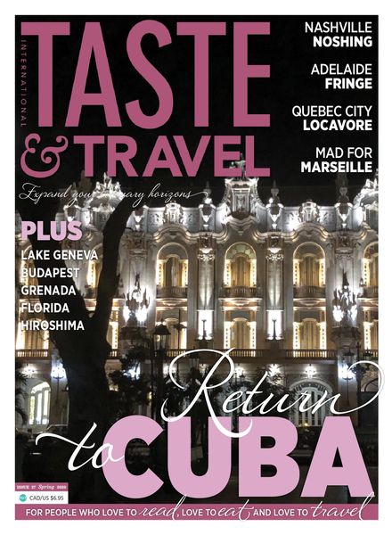 Taste and Travel International – April 2020